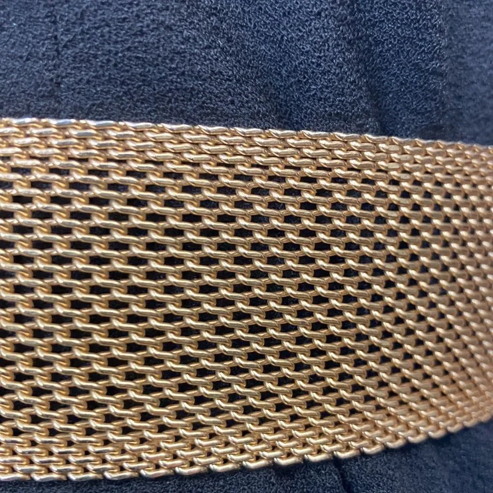 Vintage gold metal belt
